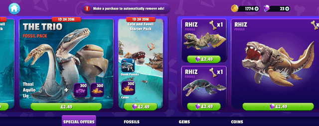 Monetization and shop system