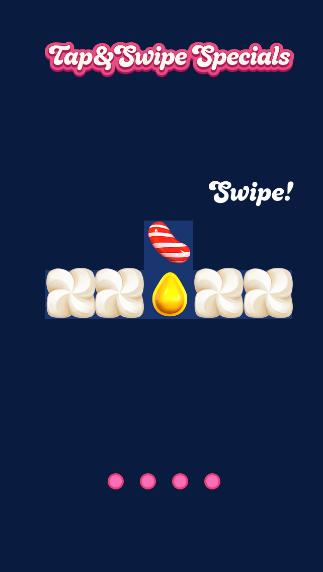 Page 4: Swipe striped candy